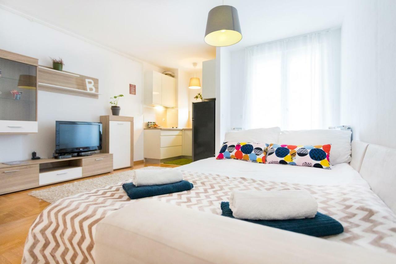 Cute And Sunny Studio In Zagreb With Balcony & Free Parking Eksteriør bilde